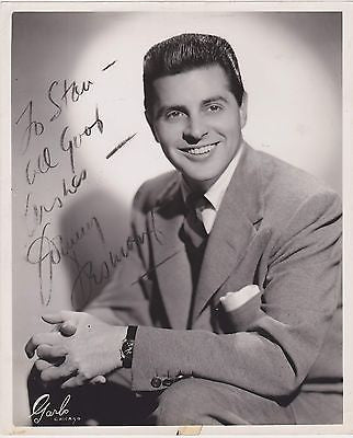 JOHNNY DESMOND KEEP 'EM FLYING MUSIC SINGER VINTAGE AUTOGRAPH SIGNED PHOTO - K-townConsignments