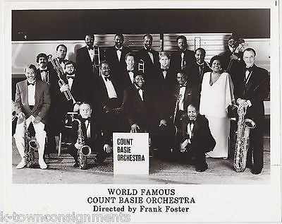 FRANK FOSTER COUNT BASIE ORCHESTRA VINTAGE MUSIC GROUP PROMO PHOTO - K-townConsignments