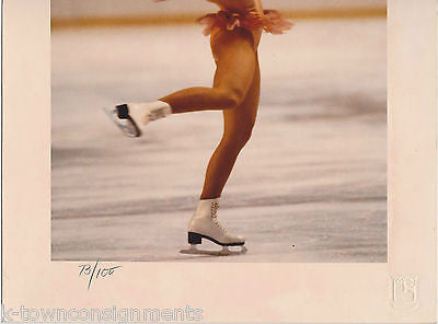 WOMEN'S FIGURE SKATING LAKE PLACID WINTER OLYMPICS VINTAGE LIMITED EDITION PHOTO - K-townConsignments