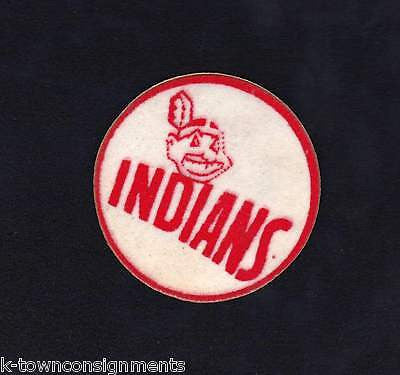 CLEVELAND INDIANS MLB BASEBALL VINTAGE GRAPHIC ADVERTISING PROMO PATCH - K-townConsignments