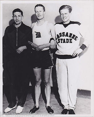SAM SERAPHIN & PAUL MARTIN US TRACK ATHLETES VINTAGE KEYSTONE VIEW NEWS PHOTO - K-townConsignments