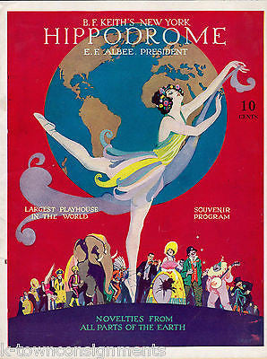 HAL ROACH LITTLE RASCALS EARLY 'OUR GANG' LIVE SHOW HIPPODROME PROGRAM MAGAZINE - K-townConsignments