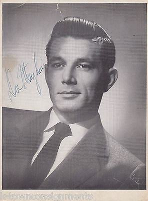 DOC MAYHEW COUNTRY MUSIC SINGER VINTAGE AUTOGRAPH SIGNED PROMO PHOTO PRINT - K-townConsignments