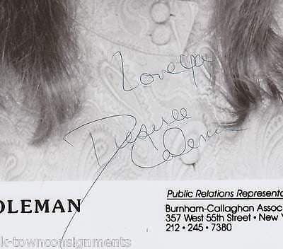 DESIREE COLEMAN R&B MUSIC & ACTRESS VINTAGE AUTOGRAPH SIGNED STUDIO PROMO PHOTO - K-townConsignments