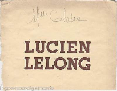 INA CLAIRE STAGE & MOVIE ACTRESS VINTAGE AUTOGRAPH SIGNATURE CLIPPING - K-townConsignments