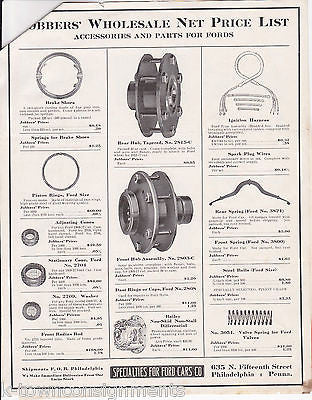 FORD ANTIQUE CARS GRAPHIC ADVERTISING SALES FLYER - K-townConsignments