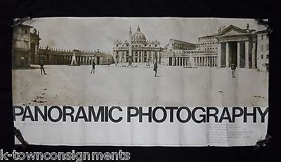 ST PETER'S SQUARE 1857 ORIGINAL VINTAGE GREY ART GALLERY PANORAMIC PHOTO POSTER - K-townConsignments