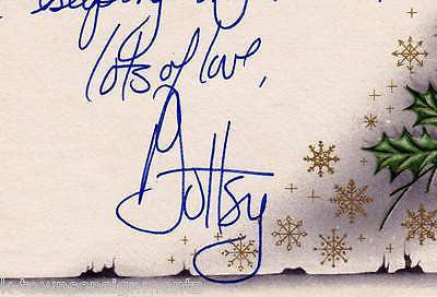 DOTTSY DWYER COUNTRY MUSIC SINGER VINTAGE AUTOGRAPH SIGNED STATIONERY LETTER - K-townConsignments