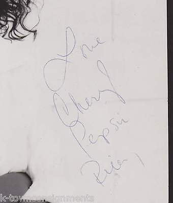 CHERYL PEPSII RILEY FULL FORCE R&B MUSIC VINTAGE AUTOGRAPH SIGNED STUDIO PHOTO - K-townConsignments