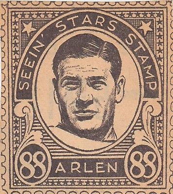 RICHARD ARLEN MOVIE ACTOR VINTAGE SEEIN STARS STAMP GRAPHIC PHOTO PROMO - K-townConsignments