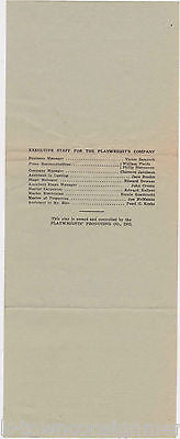 AMERICAN LANDSCAPE ELMER RICE LILLIAN FOSTER ACTORS 1938 WILBER THEATRE PLAYBILL - K-townConsignments