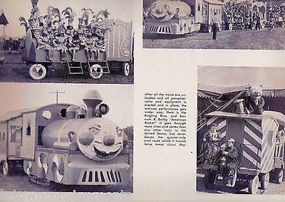 CIRCUS TRAINS PHOTOGRAPHIC ALBUM No. 19 RINGING BROS VINTAGE SOUVENIR BIG BOOK - K-townConsignments