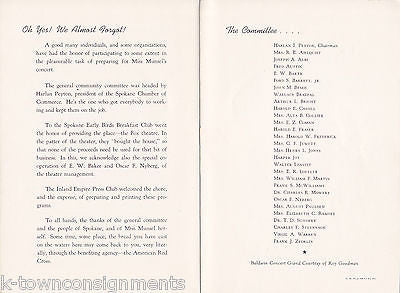 PATRICE MUNSEL METROPOLITAN OPERA VINTAGE 1940s SOUVENIR SHOW PROGRAM - K-townConsignments