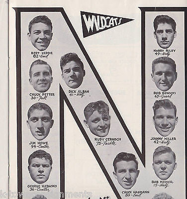 NORTHWESTERN VS. OHIO STATE NCAA FOOTBALL GAME PROGRAM VINTAGE 1950 - K-townConsignments