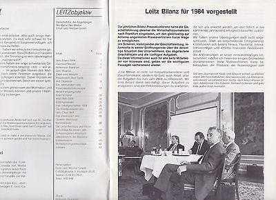 LEITZ OBJEKTIV VINTAGE GERMAN CAMERA OPTICAL LENS COMPANY NEWS BOOKLET 1981 - K-townConsignments
