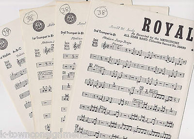 COUNT BASIE BENNY GOODMAN ROYAL FLUSH VINTAGE 1940s ORCHESTRA ARRANGEMENT MUSIC - K-townConsignments
