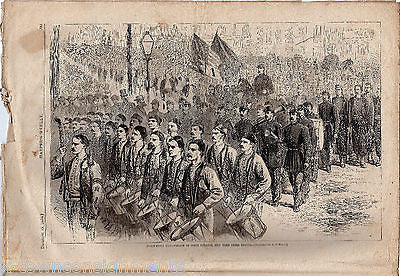 HARPER'S WEEKLY NEWS NY ANTIQUE ENGRAVING ILLUSTRATED MAGAZINE DEC 1866 - K-townConsignments