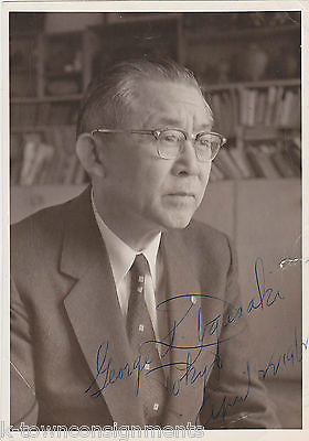 KIYOSHI GEORGE TOGASAKI ROTARY PRESIDENT AUTOGRAPH SIGNED PERSONAL PHOTOGRAPH - K-townConsignments