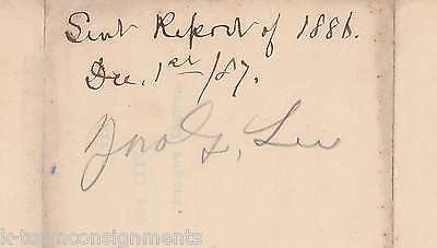 JOHN LEE PENNSYLVANIA NATIONAL GUARD ADJUTANT GENERAL AUTOGRAPH SIGNED DOC 1897 - K-townConsignments