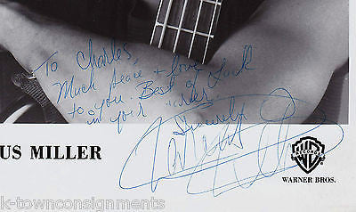 MARCUS MILLER R&B MUSIC SINGER VINTAGE AUTOGRAPH SIGNED STUDIO PROMO PHOTO - K-townConsignments