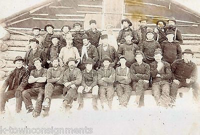 NEW HAMPSHIRE MOUNTAIN MEN ORIGINAL ANTIQUE PHOTO DURING BLIZZARD SNOW STORM - K-townConsignments
