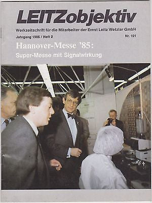 LEITZ OBJEKTIV VINTAGE GERMAN CAMERA OPTICAL LENS COMPANY NEWS BOOKLET 1981 - K-townConsignments