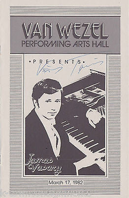 TAMAS VASARY HUNGARIAN CONCERT PIANIST AUTOGRAPH SIGNED PROGRAM STAGEBILL 1982 - K-townConsignments
