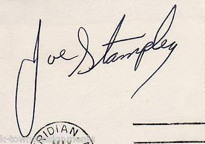JOE STAMPLEY COUNTRY WESTERN MUSIC SINGER AUTOGRAPH SIGNED JIMMIE RODGERS COVER - K-townConsignments