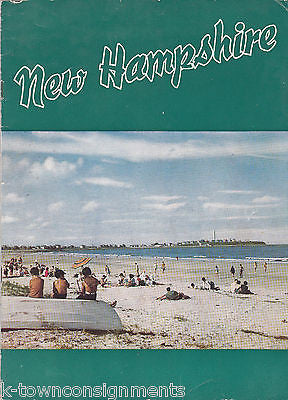 NEW HAMPSHIRE VINTAGE TRAVEL ADVERTISING ILLUSTRATED BOOK - K-townConsignments