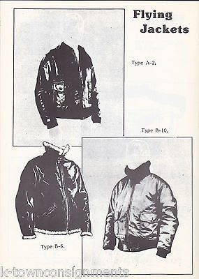 COMBAT FLYING GEAR WWII VINTAGE WWII PILOTS AVIATION UNIFORM BOOKLET 1987 - K-townConsignments