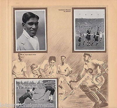 CRICKET CHAMPIONS OLYMPICS 1936 PHOTO CARDS POSTER PRINT - K-townConsignments