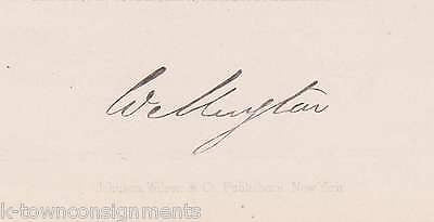 ARTHUR WELLESLEY BRITISH DUKE ANTIQUE FACSIMILE AUTOGRAPH PHOTO ENGRAVING PRINT - K-townConsignments