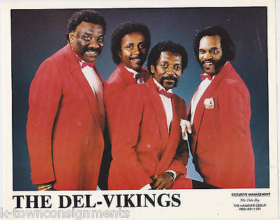 THE DEL-VIKINGS BLACK MUSIC SINGING GROUP VINTAGE STUDIO PROMO PHOTO - K-townConsignments