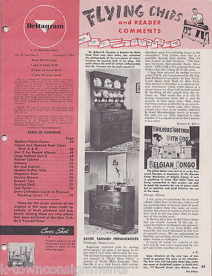 DELTA GRAM VINTAGE VOL 23 NO 4 1950s FURNITURE HOME DECOR VINTAGE MAGAZINE - K-townConsignments