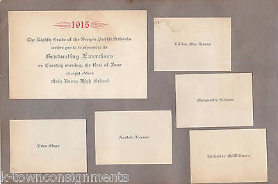 OREGON STATE YOUNG LADIES MODELS ANTIQUE SNAPSHOT PHOTOS 1915 - K-townConsignments