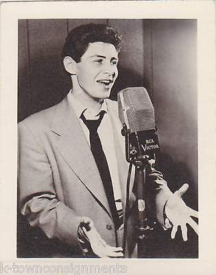 EDDIE FISHER RCA VICTOR RADIO MUSIC SINGER VINTAGE PROMO PHOTOGRAPH - K-townConsignments