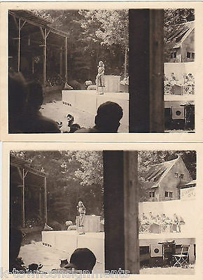 INGRID BERGMAN JANE EYRE MOVIE ACTRESS ORIGINAL WWII USO SHOW SNAPSHOT PHOTOS - K-townConsignments