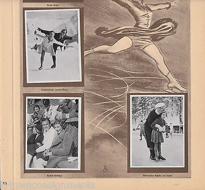 FIGURE SKATING CECILIA COLLEDGE OLYMPICS 1936 PHOTO CARDS POSTER PRINT - K-townConsignments