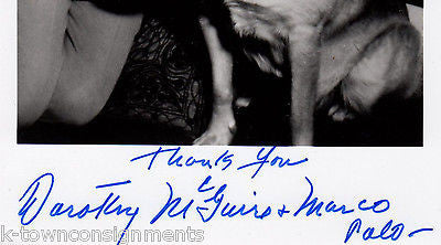 DOROTHY McGUIRE SWISS FAMILY ROBINSON ACTRESS VINTAGE AUTOGRAPH SIGNED PHOTO - K-townConsignments