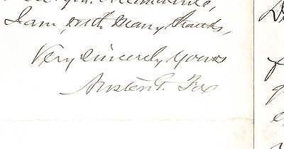 AUSTEN G. FOX NEW YORK CITY LAWYER ANTIQUE AUTOGRAPH SIGNED LETTER 1922 - K-townConsignments