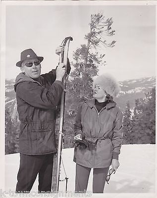 JOHN METCALF SNOW SKI MOUNTAIN CLIMBING SKINS VINTAGE NEWS PRESS PHOTOGRAPH - K-townConsignments