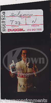 BRETT BODINE SUPERFLO OIL ORIGINAL VINTAGE NASCAR ADVERTISING PHOTO NEGATIVE - K-townConsignments