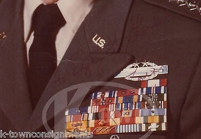 FREDERICK KROESEN 4 STAR GENERAL NATO CENTRAL AUTOGRAPH SIGNED MILITARY PHOTO - K-townConsignments