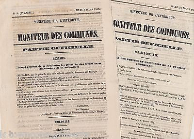 MONITOR OF COMMONS ANTIQUE FRENCH POLITICAL NEWSPAPER PAMPHLETS LOT 1859 - K-townConsignments