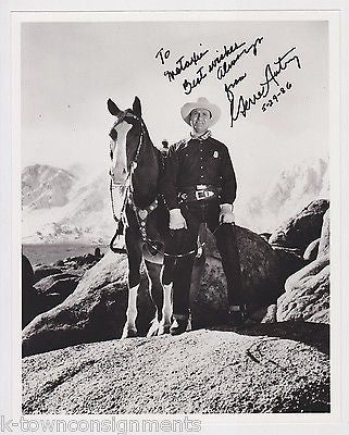 GENE AUTRY COWBOY ACTOR BASEBALL TEAM OWNER VINTAGE AUTOGRAPH SIGNED PROMO PHOTO - K-townConsignments