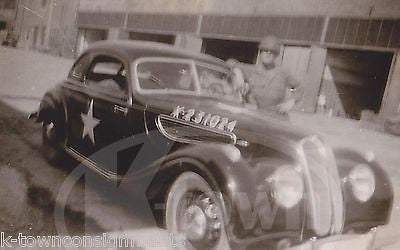 ROLLS ROYCE US ARMY MOTORCADE VEHICLE VINTAGE WWII SOLDIERS SNAPSHOT PHOTOGRAPH - K-townConsignments