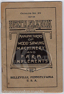 HERTZLER & ZOOK BELLEVILLE PA WOOD TOOLS & FARM IMPLEMENTS TRACTOR CATALOG 1927 - K-townConsignments