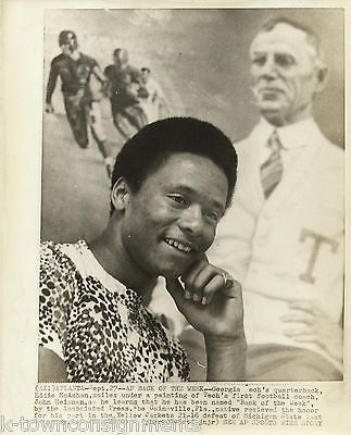 EDDIE MCASHAN GEORGIA TECH BACK OF THE WEEK VINTAGE NCAA FOOTBALL PRESS PHOTO - K-townConsignments