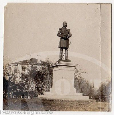 SAMUEL FRANCIS DuPONT CIVIL WAR NAVY MEMORIAL MONUMENT ANTIQUE SNAPSHOT PHOTO - K-townConsignments