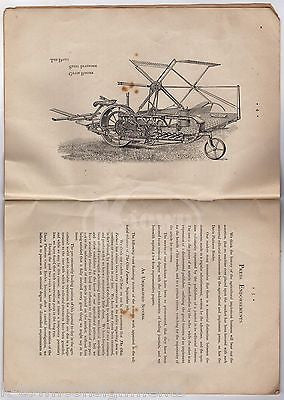 DAVIS PLATFORM BINDER CLEVELAND OHIO FARM EQUIPMENT ANTIQUE GRAPHIC SALE CATALOG - K-townConsignments